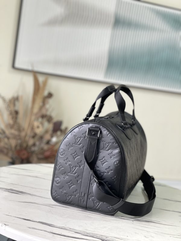 Louis Vuitton Speedy Bandouliere 40 Black Monogram Bag - Image 3