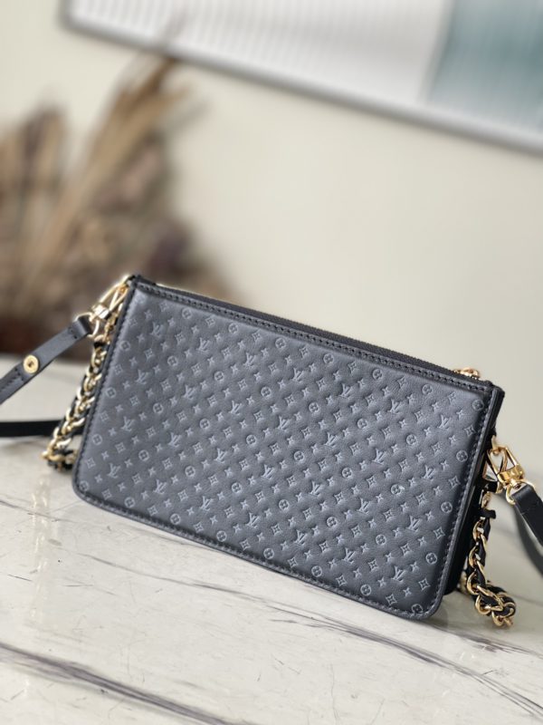 Louis Vuitton VAVIN Chain Wallet - Black - Image 5