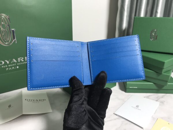 Goyard Hemp Wallet - Blue - Image 4