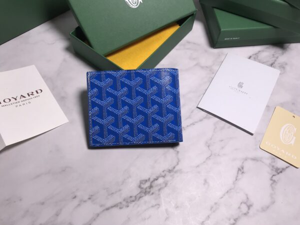 Goyard Hemp Wallet - Blue - Image 5