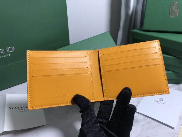 Goyard Hemp Wallet - Musturd - Image 4