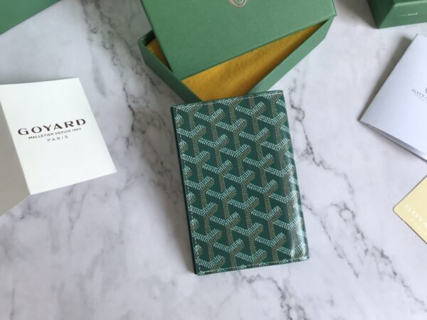 Goyard Passport Holder Wallet - Green - Image 5