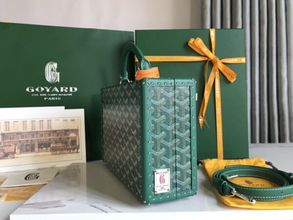 Goyard Grand Hôtel Suitcase Handbag - Green - Image 5