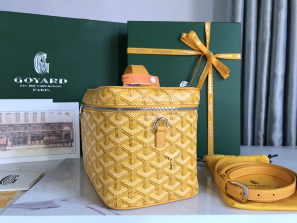 Goyard Muse Cosmetic Bag - Mustard - Image 5