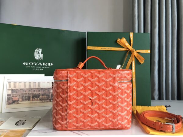 Goyard Muse Cosmetic Bag - Orange - Image 4