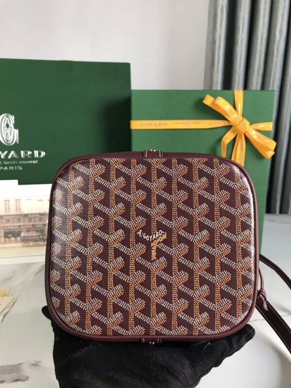 Goyard Petit Flot Bucket Bag - Wine Red - Image 4