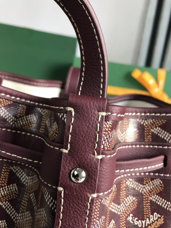 Goyard Petit Flot Bucket Bag - Wine Red - Image 2