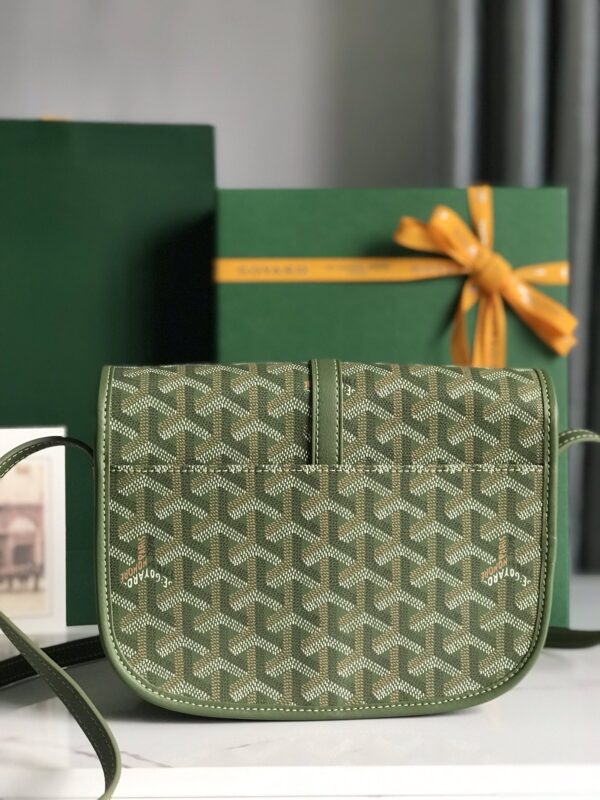 Goyard Belvédère Y-shaped Handbag - Khaki Green - Image 3