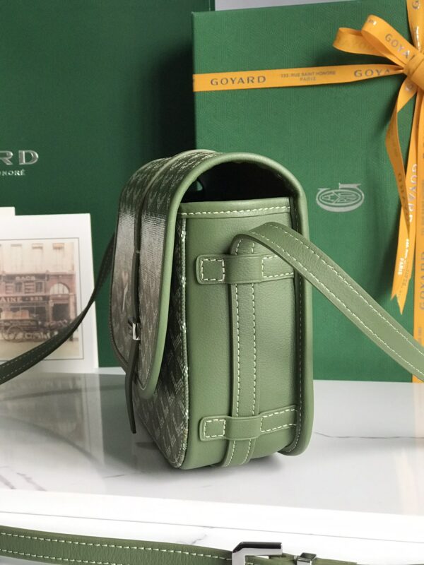 Goyard Belvédère Y-shaped Handbag - Khaki Green - Image 4