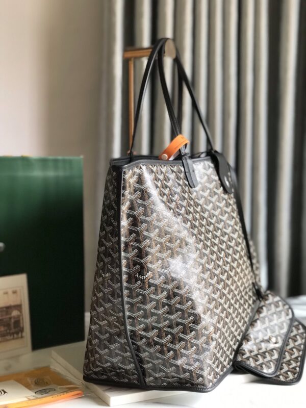 Goyard XLarge Reversible Anjou Double-Sided Tote Bag – Gray - Image 5