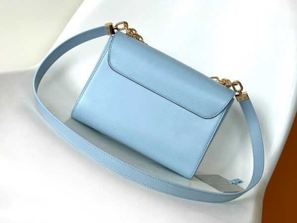 Louis Vuitton Twist Medium Handbag – Blue - Image 4