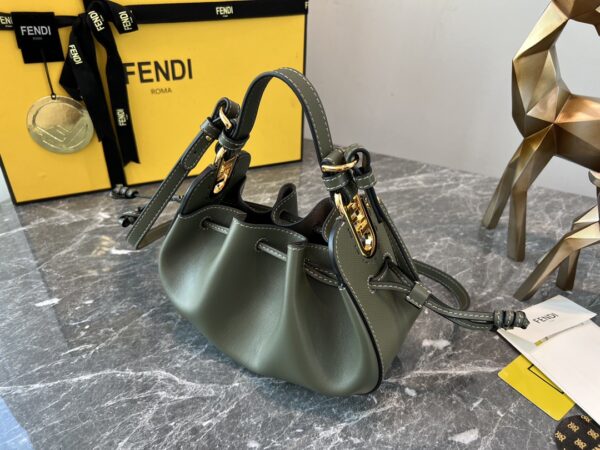 Fendi Pomodorino Mini Handbag - Green - Image 5