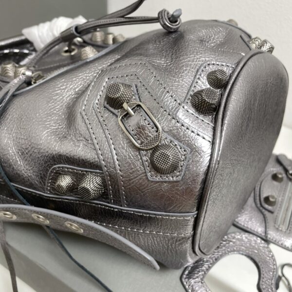 Balenciaga Le Cagole Large Bucket Bag - Gray - Image 3