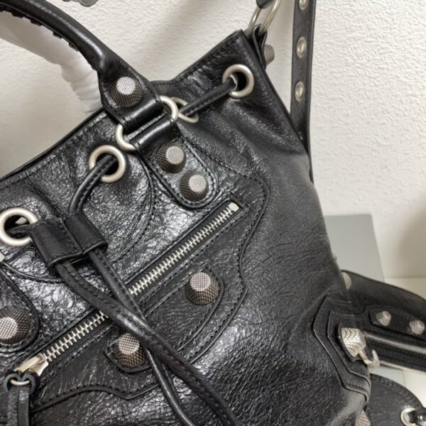 Balenciaga Le Cagole Large Bucket Bag - Black - Image 4