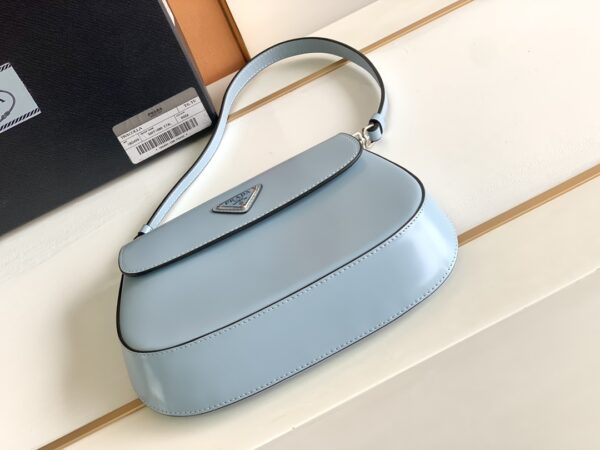 Prada Small Armpit Bag - Flip Interstellar Blue - Image 3