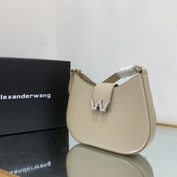 Alexander Wang Structured Small Hobo Bag - Cream - Image 5