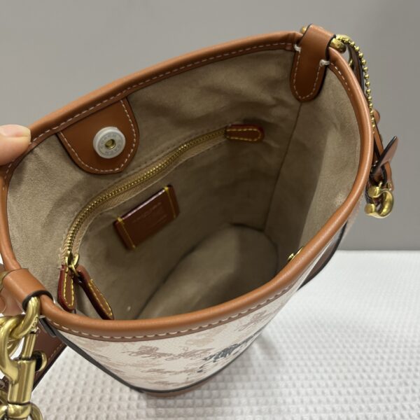 Coach Dakota Mini Bucket Bag - White - Image 2